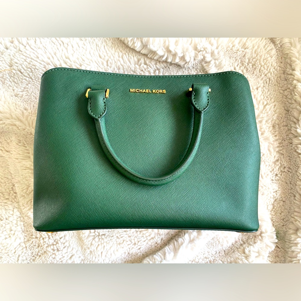 Micheal Kors Medium Emerald Satchel